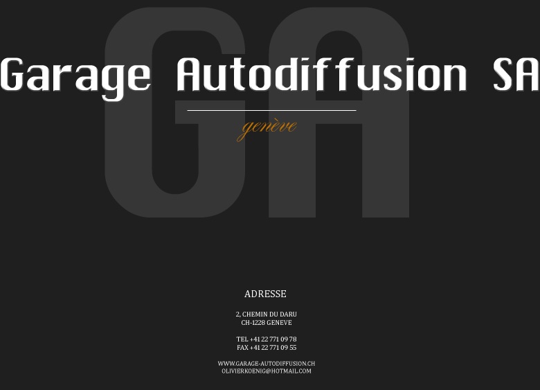 GA Garage Autodiffusion AG, Suisse, Switzerland